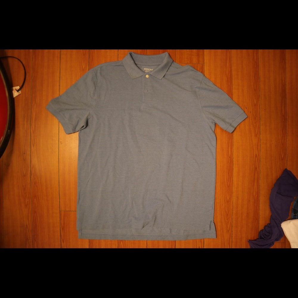 Blue men’s Merona Polo